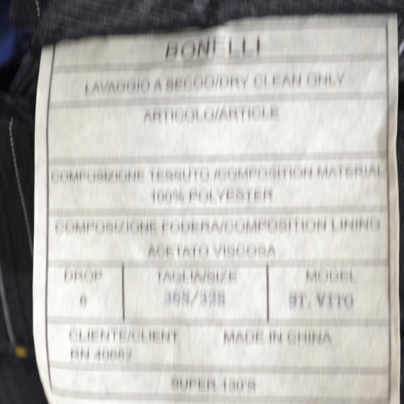 Bonelli 38S Sport Coat Blazer Suit Jacket - Picture 7 of 7